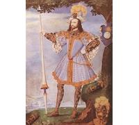 PMEFGJDPE Famous Painting Print Artwork Premium Artwork Portrait of George Earl of Cumberland Nicholas Hilliard Modern Canvas for Home Decor 60x90cm