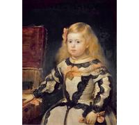 PMEFGJDPE Famous Painting Print Artwork Premium Artwork Portrait of the Infanta Maria Marguerita by Diego Velázquez Modern Canvas for Home Decor 60x90cm