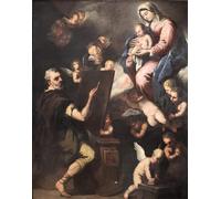 PMEFGJDPE Famous Painting Print Artwork Premium Artwork Saint Lucas Painting the Virgin by Famous Artist Modern Canvas for Home Decor 60x90cm