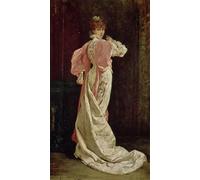 PMEFGJDPE Famous Painting Print Artwork Premium Artwork Sarah Bernhardt in the Role of the Queen in Ruy Blas by Georges Clairin Modern Canvas for Home Decor 60x90cm