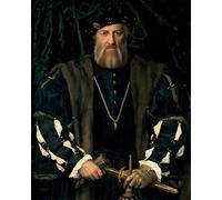 PMEFGJDPE Famous Painting Print Artwork Premium Artwork Sieur of Morette by Hans Holbein the Younger Modern Canvas for Home Decor 60x90cm