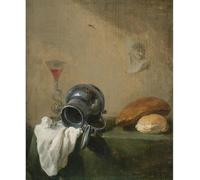 PMEFGJDPE Famous Painting Print Artwork Premium Artwork Still-life with Overturned Jug by David the Younger Teniers Modern Canvas for Home Decor 60x90cm