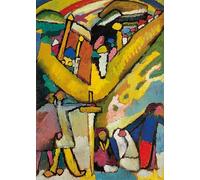 PMEFGJDPE Famous Painting Print Artwork Premium Artwork Study on Improvisation by Wassily Kandinsky Modern Canvas for Home Decor 60x90cm