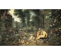 PMEFGJDPE Famous Painting Print Artwork Premium Artwork the Allegory of Smell by Peter Paul Rubens Modern Canvas for Home Decor 60x90cm