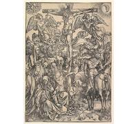 PMEFGJDPE Famous Painting Print Artwork Premium Artwork the Crucifixion From the Large Passion by Albrecht Dürer Modern Canvas for Home Decor 60x90cm