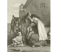 PMEFGJDPE Famous Painting Print Artwork Premium Artwork the Guerilla Taking Leave of His Confessor by David Wilkie Modern Canvas for Home Decor 60x90cm