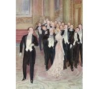 PMEFGJDPE Famous Painting Print Artwork Premium Artwork the Merry Widow Partners Here in Plenty by Famous Artist Modern Canvas for Home Decor 60x90cm