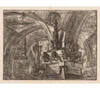 PMEFGJDPE Famous Painting Print Artwork Premium Artwork the Prisons Round Arches Springing From a Square Column by Battista Piranesi Modern Canvas for Home Decor 60x90cm