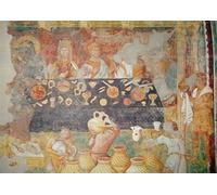 PMEFGJDPE Famous Painting Print Artwork Premium Artwork the Wedding At Cana by Giotto Di Bondone Modern Canvas for Home Decor 60x90cm