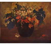 PMEFGJDPE Famous Pictures Paintings Canvas Prints a Vase of Flowers by Paul Gauguin Wall Art Graffiti for Home Decor 60x90cm
