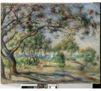 PMEFGJDPE Famous Pictures Paintings Canvas Prints Bois De La Chaise by Pierre Auguste Renoir Wall Art Graffiti for Home Decor 60x90cm
