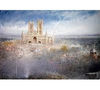 PMEFGJDPE Famous Pictures Paintings Canvas Prints by Albert Goodwin Wall Art Graffiti for Home Decor 60x90cm