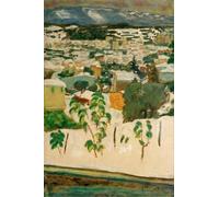 PMEFGJDPE Famous Pictures Paintings Canvas Prints Effet De Neige by Pierre Bonnard Wall Art Graffiti for Home Decor 60x90cm