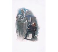 PMEFGJDPE Famous Pictures Paintings Canvas Prints Hamlet and the Ghost by Harold Copping Wall Art Graffiti for Home Decor 60x90cm