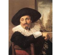PMEFGJDPE Famous Pictures Paintings Canvas Prints Isaac Abrahamsz Massaby Frans Hals Wall Art Graffiti for Home Decor 60x90cm