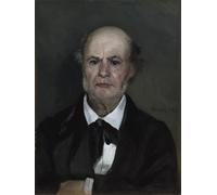 PMEFGJDPE Famous Pictures Paintings Canvas Prints Léonard Renoir the Artist’s Father by Pierre Auguste Renoir Wall Art Graffiti for Home Decor 60x90cm