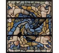 PMEFGJDPE Famous Pictures Paintings Canvas Prints O All Ye Winds of the Gods Benedicite Window Detail by Henry Holiday Wall Art Graffiti for Home Decor 60x90cm