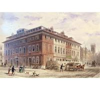 PMEFGJDPE Famous Pictures Paintings Canvas Prints Old House in New Street Square South East Front by Hosmer Shepherd Wall Art Graffiti for Home Decor 60x90cm