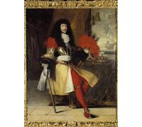 PMEFGJDPE Famous Pictures Paintings Canvas Prints Portrait in Foot of Louis Xiv King of France and Navarre Circa Painting by Claude Lefebvre Wall Art Graffiti for Home Decor 60x90cm