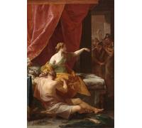 PMEFGJDPE Famous Pictures Paintings Canvas Prints Samson and Delilah by Pompeo Girolamo Batoni Wall Art Graffiti for Home Decor 60x90cm