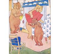 PMEFGJDPE Famous Pictures Paintings Canvas Prints Someone Has Been Sitting on My Chair and Has Broken It by Leonard Leslie Brooke Wall Art Graffiti for Home Decor 60x90cm