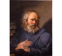 PMEFGJDPE Famous Pictures Paintings Canvas Prints St Mark by Frans Hals Wall Art Graffiti for Home Decor 60x90cm