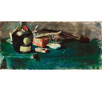 PMEFGJDPE Famous Pictures Paintings Canvas Prints Still life with a D.O.M. Bottle Christian Krohg Wall Art Graffiti for Home Decor 60x90cm