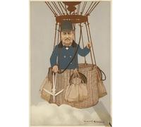 PMEFGJDPE Famous Pictures Paintings Canvas Prints the Founder of the Aero Club by Alick P. F. Ritchie Wall Art Graffiti for Home Decor 60x90cm