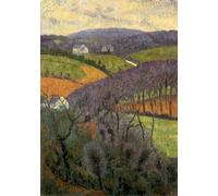 PMEFGJDPE Famous Pictures Paintings Canvas Prints the Purple Valley by Paul Sérusier Wall Art Graffiti for Home Decor 60x90cm