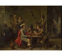 PMEFGJDPE Famous Pictures Paintings Canvas Prints the St Peter by David Teniers the Younger Wall Art Graffiti for Home Decor 60x90cm