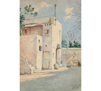PMEFGJDPE Famous Pictures Paintings Canvas Prints View From Pompei by Paul Gustave Wall Art Graffiti for Home Decor 60x90cm