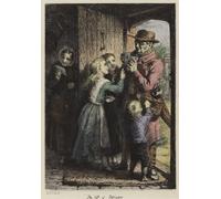 PMEFGJDPE Famous Poster Wall Decor Art Print Images a Postman Delivering Mail to a House on Valentine's Day by George Bernard Animal Posters for Home Decor 60x90cm