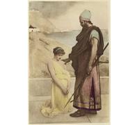 PMEFGJDPE Famous Poster Wall Decor Art Print Images a Prisoner of Spear and Arrows by Hermogenes Calderon Animal Posters for Home Decor 60x90cm