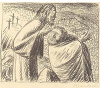 PMEFGJDPE Famous Poster Wall Decor Art Print Images Anno Domini Mcmxvi Post Christum Natum by Ernst Barlach Animal Posters for Home Decor 60x90cm