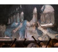 PMEFGJDPE Famous Poster Wall Decor Art Print Images Ballet of Robert the Devil by Edgar Degas Animal Posters for Home Decor 60x90cm