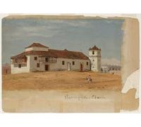 PMEFGJDPE Famous Poster Wall Decor Art Print Images Church in Barranquilla Colombia by Frederic Edwin Church Animal Posters for Home Decor 60x90cm