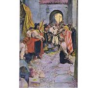 PMEFGJDPE Famous Poster Wall Decor Art Print Images Extorting Tribute From the Citizens by Howard Pyle Animal Posters for Home Decor 60x90cm
