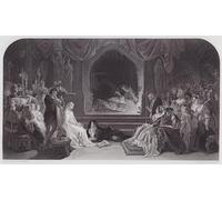 PMEFGJDPE Famous Poster Wall Decor Art Print Images Hamlet by Daniel Maclise Animal Posters for Home Decor 60x90cm