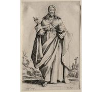 PMEFGJDPE Famous Poster Wall Decor Art Print Images Icones of the Blessed Virgin Mary the Savior of the Saints Apostles by Jacques Callot Animal Posters for Home Decor 60x90cm
