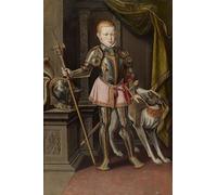 PMEFGJDPE Famous Poster Wall Decor Art Print Images King I of Portugal Ca by Sánchez Coello Animal Posters for Home Decor 60x90cm