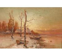 PMEFGJDPE Famous Poster Wall Decor Art Print Images Landscape by Juli Julievich Klever Animal Posters for Home Decor 60x90cm