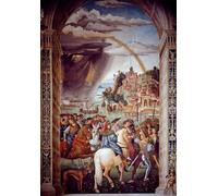 PMEFGJDPE Famous Poster Wall Decor Art Print Images Life of Pope Pio Ii by Bernardino Di Betto Pinturicchio Animal Posters for Home Decor 60x90cm