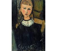 PMEFGJDPE Famous Poster Wall Decor Art Print Images Lucienne by Amedeo Modigliani Animal Posters for Home Decor 60x90cm