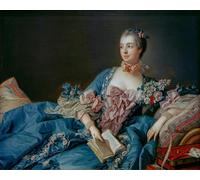 PMEFGJDPE Famous Poster Wall Decor Art Print Images Madame de Pompadour by François Boucher Animal Posters for Home Decor 60x90cm