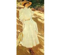 PMEFGJDPE Famous Poster Wall Decor Art Print Images Maria in La Granja by Joaquín Sorolla Animal Posters for Home Decor 60x90cm