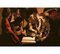 PMEFGJDPE Famous Poster Wall Decor Art Print Images Payment of Taxes by Georges De La Tour Animal Posters for Home Decor 60x90cm