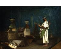 PMEFGJDPE Famous Poster Wall Decor Art Print Images Prayer At the Sultan by Jean Leon Gerome Animal Posters for Home Decor 60x90cm