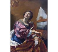PMEFGJDPE Famous Poster Wall Decor Art Print Images Saint Cecilia by Simon Vouet Animal Posters for Home Decor 60x90cm