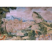 PMEFGJDPE Famous Poster Wall Decor Art Print Images Series the Passion of Christ Fall on the Way to Calvary by Bernard Van Orley Animal Posters for Home Decor 60x90cm