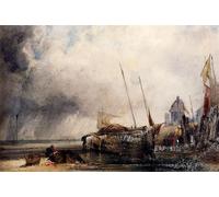 PMEFGJDPE Famous Poster Wall Decor Art Print Images St-valery-sur-somme by Thomas Shotter Boys Animal Posters for Home Decor 60x90cm